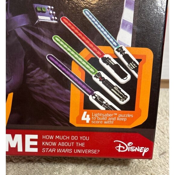 Star Wars Trivia Game With 650+ Questions & Lightsaber Scorekeepers By Disney - Picture 2 of 12